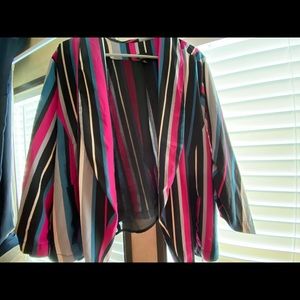 Stripped trendy Shrug